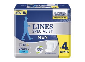 Pannoloni lines specialist men livello 1 14 pezzi