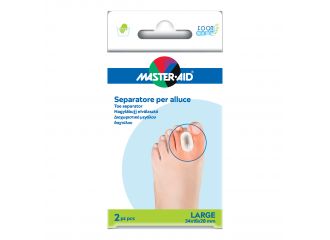 Separatore dita in gel master-aid per alluce l 2 pezzi