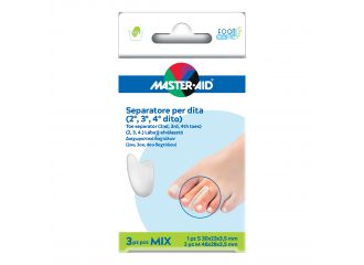 Separatore dita master-aid 1 s + 2 m 3 pezzi