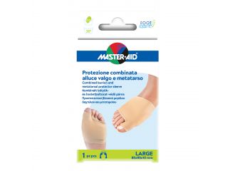 Protezione master-aid per metatarso in tessuto elastico e gel l 1 paio