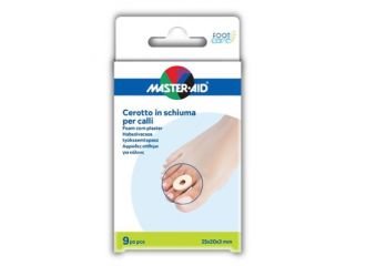 Protezione master-aid in schiuma per calli spessore 3 mm 9 pezzi