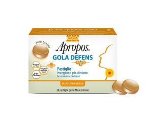 Apropos gola defens pro 20 pastiglie miele limone