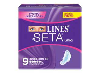 Lines seta ultra assorbenti lunghi 9 pezzi