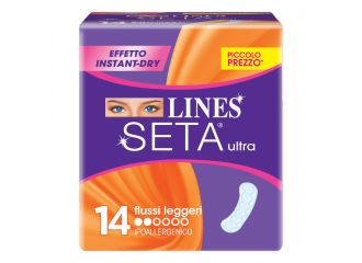 Lines seta ultra assorbenti per flussi leggeri 14 pezzi
