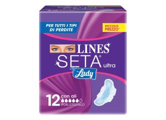 Lines seta ultra lady con ali 12 pezzi
