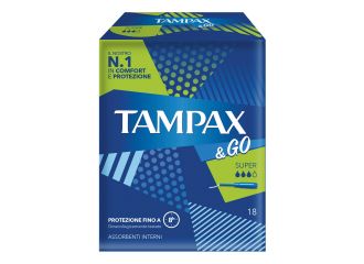 Tampax&go super 18 pezzi