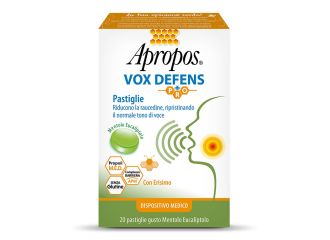 Apropos vox defens pro mentolo eucalipto 20 pastiglie