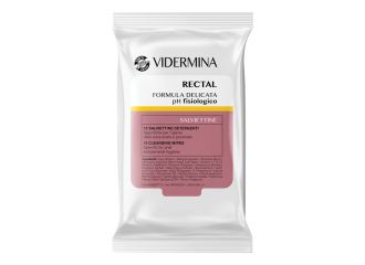 Vidermina rectal salviettine 15 pezzi