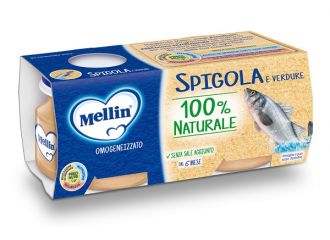 Mellin omogeneizzato di spigola e verdure 4 x 80 g