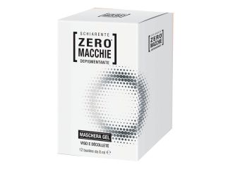 Zero macchie maschera gel 12 bustine 8 ml