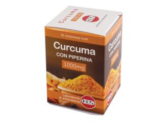 Curcuma + piperina 1 g 30 compresse ovali