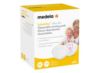 Safe & dry coppettaassorbilatte ultra thin 60 pezzi