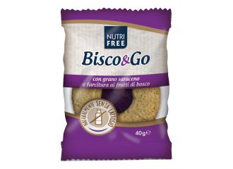 Nutrifree bisco&go grano saraceno e frutti di bosco 40 g