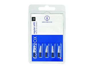 Curaprox cps regular cps 15 con 5 scovolini + supporto
