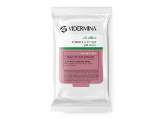 Vidermina clx attiva 15 salviette intime detergenti