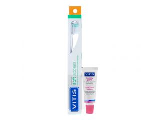 Vitis spazzolino soft access + dentifricio gingival 15 ml