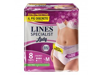 Lines specialist pants discreet m farma 8 pezzi
