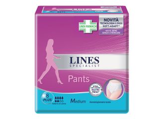 Lines specialist pants plus m farma 8 pezzi