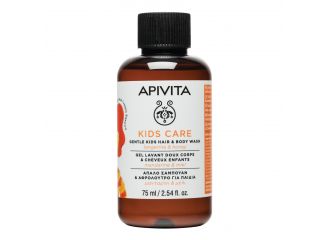 Apivita mini kids hair&body wash 75 ml/19