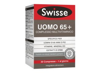 Swisse uomo 65+ complesso multivitaminico 30 compresse