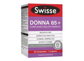 Swisse donna 65+ complesso multivitaminico 30 compresse