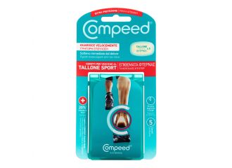 Compeed cerotto per vesciche tallone sport 5 pezzi