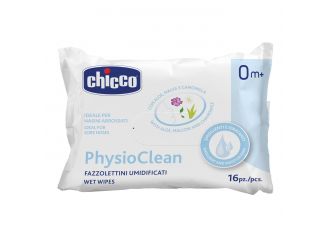 Chicco fazzolettini umidificati physioclean 16 pezzi