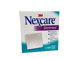 Garza compressa sterimed nexcare in cotone idrofilo 20 fili multilingual 100 pezzi