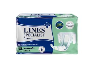 Pannolone a mutanda lines specialist classic super pm xl 30 pezzi