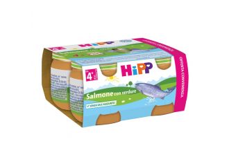 Hipp omogeneizzato salmone/verdure 4x80 g