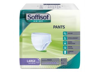 Pannolone soffisof air dry pants maxi large 8 pezzi