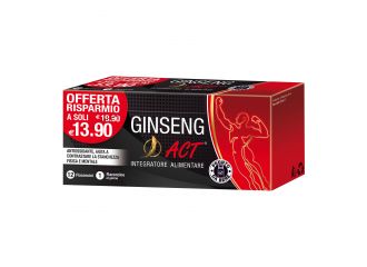 Ginseng act 12 flaconcini 10 ml