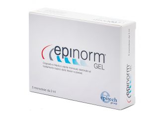 Epinorm gel trattamento lesioni cutanee da episiotomia 5 monodose 3 ml