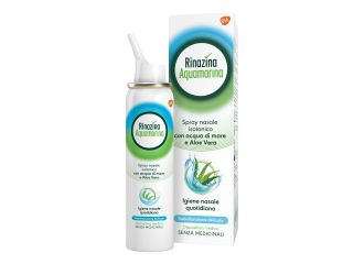 Rinazina aquamarina isotonica aloe spray nebulizzazione delicata 100 ml