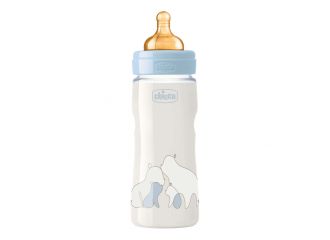Chicco biberon original 330ml touch regular boy con tettarella in caucciu'