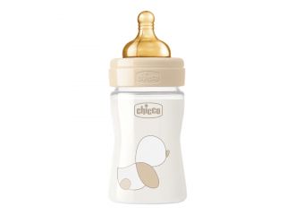 Chicco biberon original 150ml vetro 1 foro 1 foro unisex con tettarella in caucciu'