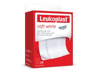 Leukoplast soft white 100 x 6 cm 10 pezzi