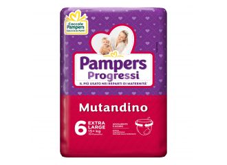 Pampers progressi mutandina xl 15 pezzi