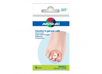 Master-aid foot care cerotto gel calli taglia s 6 pezzi