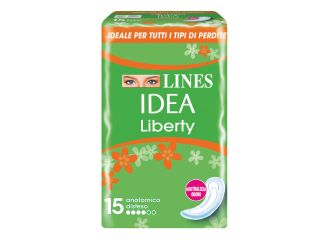 Lines idea assorbente liberty anatomico 15 pezzi