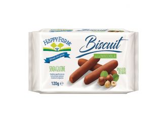 Happy farm biscuit nocciola 120 g