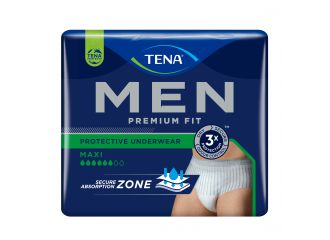 Mutandina assorbente maschile tena men premium fit livello 4 taglia medium 10 pezzi