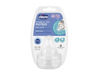 Chicco tettarella perfect 5 4m in silicone 3 fori 2 pezzi