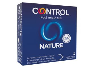 Profilattico control new nature 2,0 3 pezzi