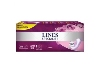 Pannolone sagomato lines specialist ultramini 24 pezzi farma