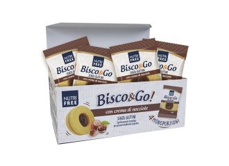 Nutrifree bisco&go con crema di nocciole 4x40 g