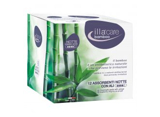 Illa care bamboo assorbente notte 12 pezzi