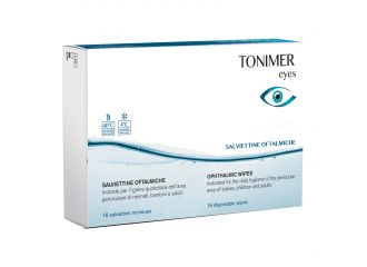 Tonimer eyes salviettine oftalmiche 16 pezzi
