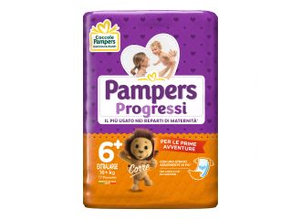 Pampers progressi extralarge pannolino 6+ 16+kg 17 pezzi