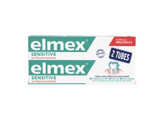 Elmex sensitive dentifricio bitubo 2x75 ml